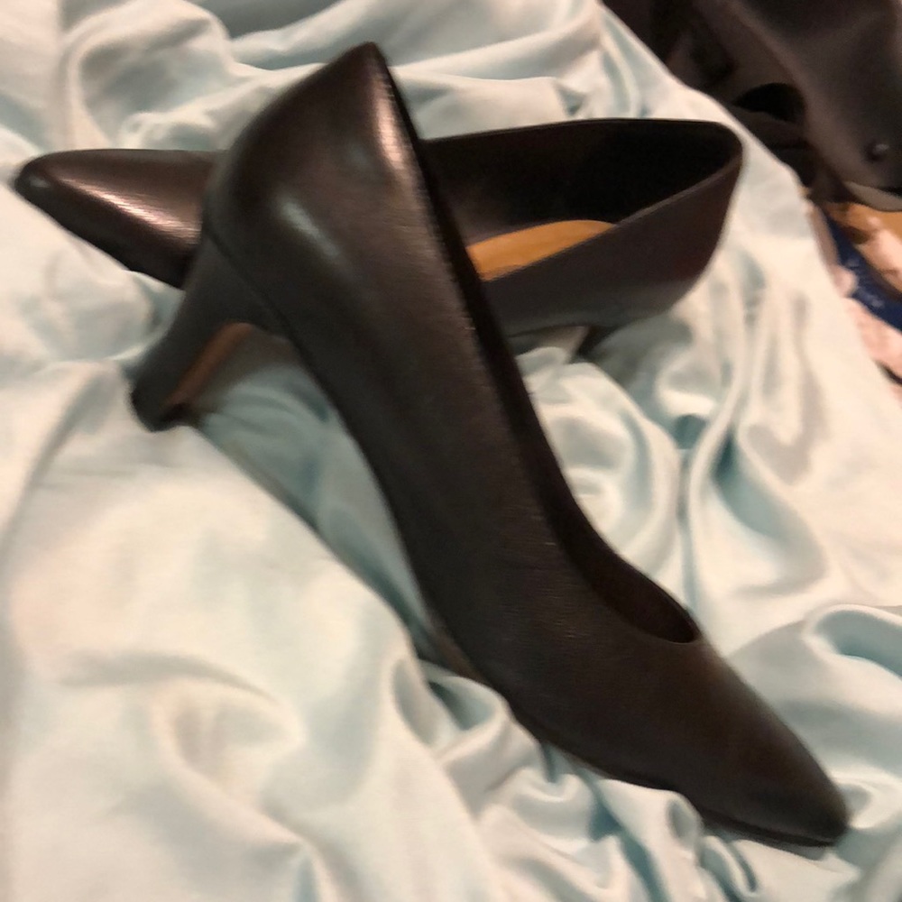 Clark’s heels. “Collection by CLArks”